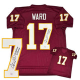 Charlie Ward Autographed Signed Jersey w/ 93 Heisman and Champs Inscripts PSA