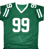 Mark Gastineau Autographed Green Pro Style Jersey- JSA Witness *Blue