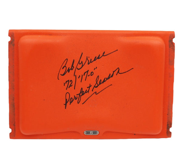 Bob Griese Signed Miami Dolphins Orange Bowl Orange Stadium Seatback-'72/17-0