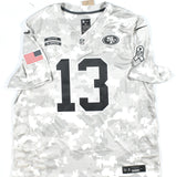 Brock Purdy Autographed 49ers Salute to Service Nike Game Jersey - Beckett W XXL