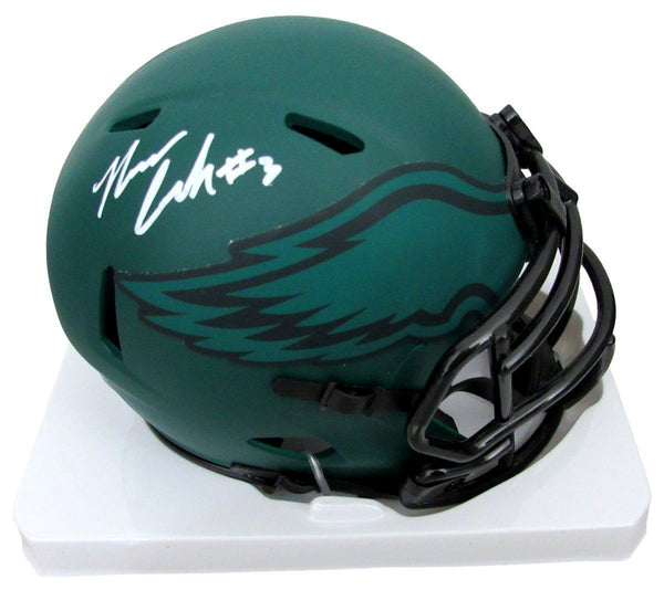 Nolan Smith Signed/Auto Rave Mini Football Helmet Philadelphia Eagles JSA 193466