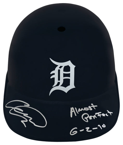 Armando Galarraga Signed Tigers Souvenir Replica Batting Helmet w/INSC -(SS COA)