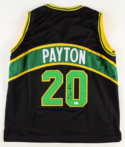 Gary Payton Signed Seattle Supersonics Jersey (JSA COA) 2006 NBA Champion Guard