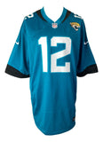 Travis Hunter Signed Jacksonville Jaguars Nike Game Replica Jersey BAS