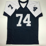 Autographed/Signed BOB LILLY HOF 80 Dallas Thanksgiving Day Jersey JSA COA Auto