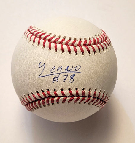 Yennier Cano Autographed Baltimore Orioles MLB Baseball Beckett Witnessed
