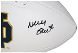 Rudy Ruettiger Autographed/Signed Notre Dame Logo Football Beckett 40605