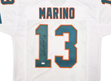 MIAMI DOLPHINS DAN MARINO AUTOGRAPHED SIGNED WHITE JERSEY JSA STOCK #239851