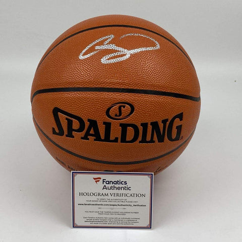 Autographed/Signed GORDON HAYWARD Hornets Spalding Basketball Fanatics COA Auto