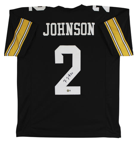 Kaleb Johnson Signed Pittsburgh Steelers Jersey (Beckett) Ex-Iowa Running Back