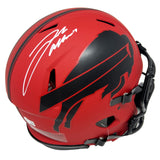 Josh Allen Buffalo Bills Signed Riddell Rave Authentic Helmet BAS Beckett