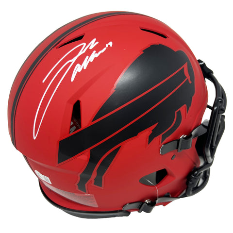 Josh Allen Buffalo Bills Signed Riddell Rave Authentic Helmet BAS Beckett