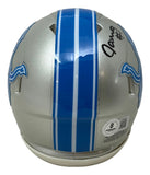 Jameson Williams Signed Detroit Lions Mini Speed Helmet BAS w/ Case