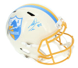 Antonio Gates Autographed Chargers 'Retro' Full Size Speed Helmet Beckett
