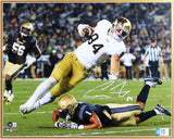 Notre Dame Cole Kmet Authentic Signed 16x20 Framed Photo BAS Witnessed #WK56449