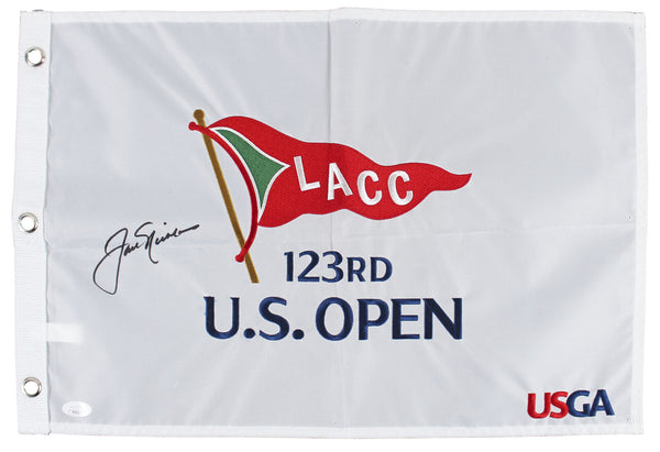 Jack Nicklaus Authentic Signed 2023 LACC US Open Pin Flag JSA #YY51313