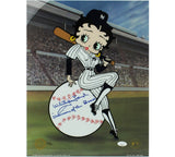 Whitey Ford Signed New York Yankees Unframed 16x20 Betty Boop Photo LE 376/500