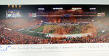 DESHAUN WATSON AUTOGRAPHED 13X40 PANORAMIC PHOTO CLEMSON TIGERS BECKETT 113723