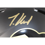 Travis Hunter Autographed Colorado Buffaloes Pro Helmet Heisman Beckett W 57945