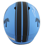 Lions Aidan Hutchinson Signed Rave Full Size Speed Rep Helmet BAS Witnessed