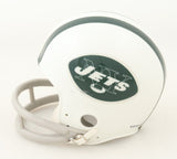 Don Maynard Signed New York Jets Mini Helmet Inscribed "HOF 87" (JSA) 1969 Champ