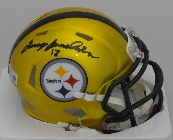 Steelers Hall of Famer TERRY BRADSHAW Signed Riddell FLASH Mini Helmet AUTO BAS