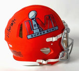 Matthew Stafford Autographed Super Bowl LVI Pro Helmet -- LA Rams Fanatics COA