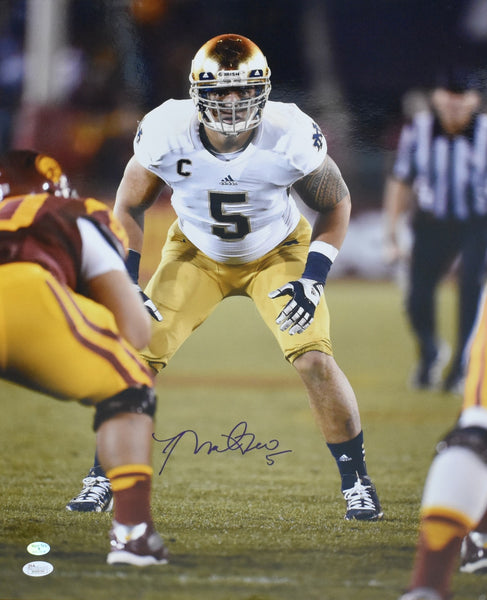 Manti Te'o Signed/Autographed 16x20 Photo Notre Dame JSA 212039