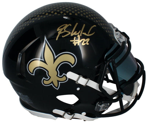 Rashid Shaheed Autographed Saints Alt. Speed Authentic Helmet w/ Visor Beckett