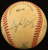 6 Hall of Fame Pitchers ONL Baseball Signed by Top Stars of the 1960's (PSA LOA)