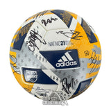 2021 Toronto FC Autographed Match Used Soccer Ball - BAS/Fanatics LOA (35 Sigs)