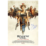 Milla Jovovich Autographed Resident Evil The Final Chapter 27x40 Movie Poster