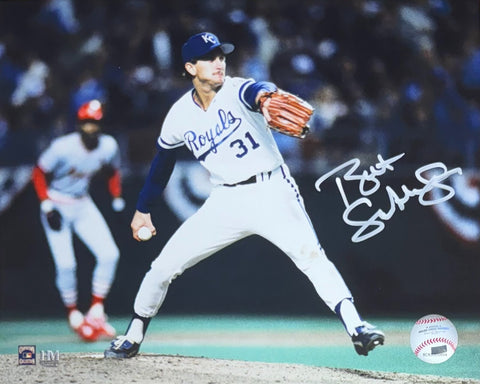 BRET SABERHAGEN - Kansas City Royals MLB - Signed 8x10 Photo #1 AUTO