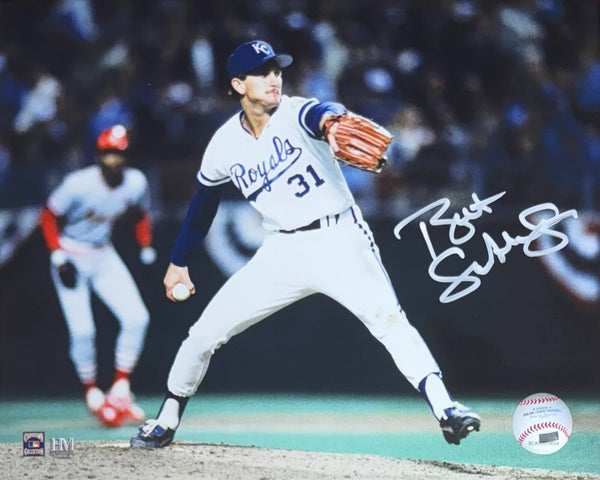 BRET SABERHAGEN - Kansas City Royals MLB - Signed 8x10 Photo #1 AUTO