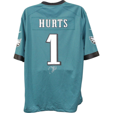 Jalen Hurts Signed Philadelphia Eagles Nike SB Green XL Jersey Fanatics 51014