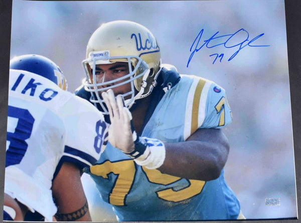 JONATHAN OGDEN AUTOGRAPHED SIGNED UCLA BRUINS 16x20 PHOTO COA