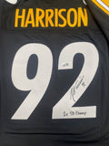 James Harrison Autographed Pittsburgh Steelers Mitchell Ness Jersey Beckett