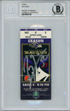 Ray Lewis Signed Baltimore Ravens Ticket 11/7/04 vs CLE BAS Slab 39456