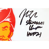 John Lynch Autographed Tampa Bay Buccaneers TB Pro Helmet 2 Insc Beckett 51459