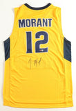 Ja Morant Signed Murray State Racers Jersey (Players Ink) 2020 Rookie o/t Year