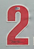 FRAMED CHICAGO CUBS SAMMY SOSA AUTOGRAPHED SIGNED JERSEY BECKETT COA