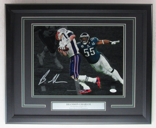 Brandon Graham Signed/Autographed 11x14 Photo Eagles Framed JSA 205591