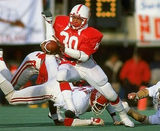 Mike Rozier, Johnny Rodgers, & Eric Crouch Signed Nebraska Heisman Winner Jersey