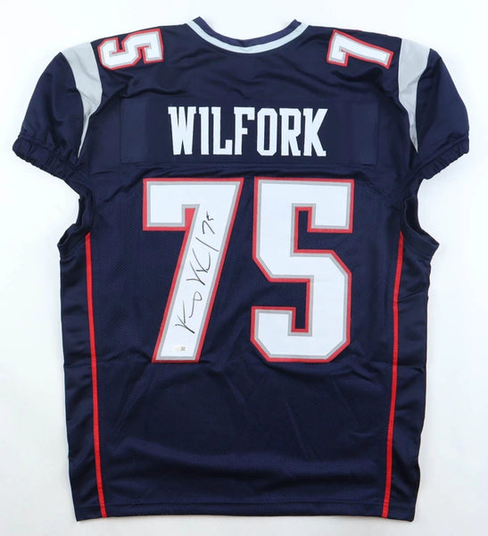 Vince Wilfork Signed New England Patriots Jersey (JSA) 2xSuper Bowl Champion D.T
