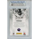 Adrian Peterson Autographed 09 Prestige Patch /100 Trading Card Beckett 49824