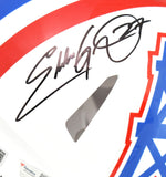 Eddie George Earl Campbell Signed Oilers F/S Speed Authentic Helmet- Fanatics BA