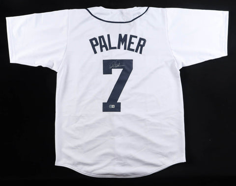Dean Palmer Signed Detroit Tigers Jersey (Beckett) 1998 All Star 3rd Baseman