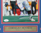 Cornelius Bennett Buffalo Bills Signed/Autographed 8x10 Photo Framed JSA 161162