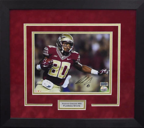 RASHAD GREENE SIGNED FLORIDA STATE SEMINOLES 8x10 FRAMED PHOTO FANATICS