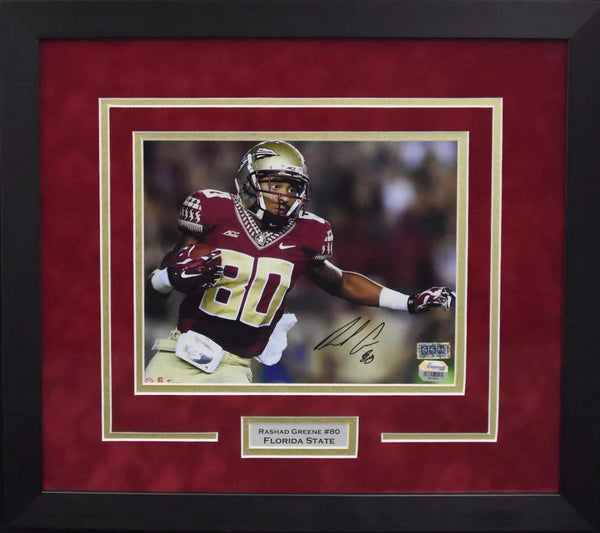 RASHAD GREENE SIGNED FLORIDA STATE SEMINOLES 8x10 FRAMED PHOTO FANATICS